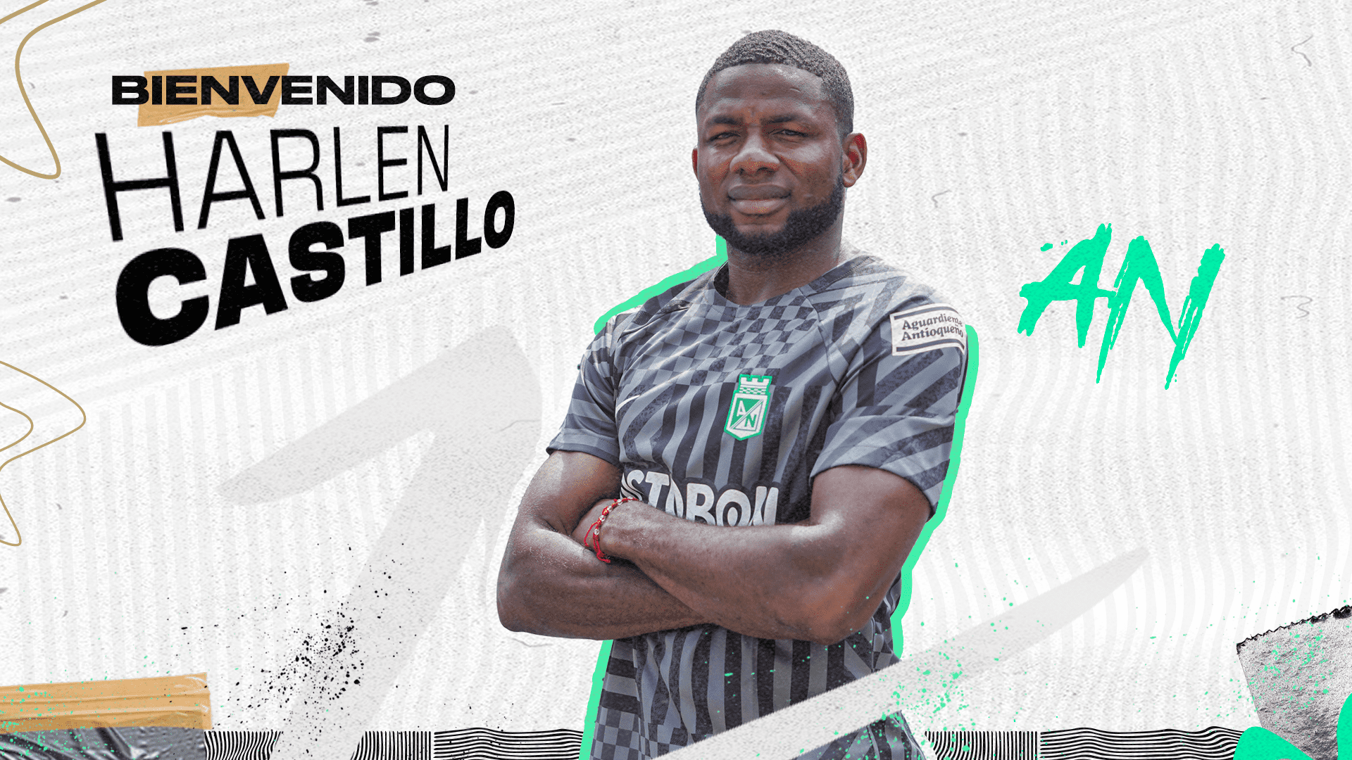 Harlen Castillo,  nuevo jugador del Verde